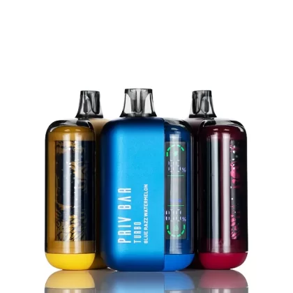 SMOK Priv Bar Turbo 15K 15000 Puffs Disposable Vape - 16mL - Blue Razz Lemon