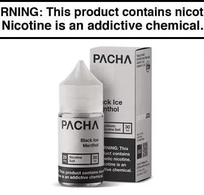 BLACK ICE MENTHOL BY PACHAMAMA SALTS 30ML - Vapejuice