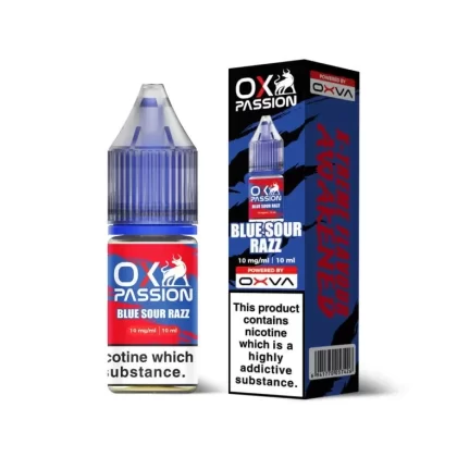 Ox Passion Blue Sour Razz Nic Salts By Oxva