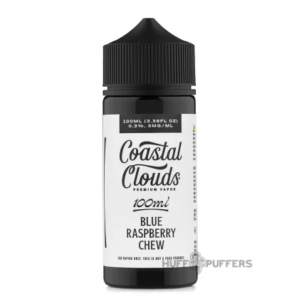 Coastal Clouds – Blue Raspberry Chew 100mL - Nicotine Strength#0mg>3mg>6mg