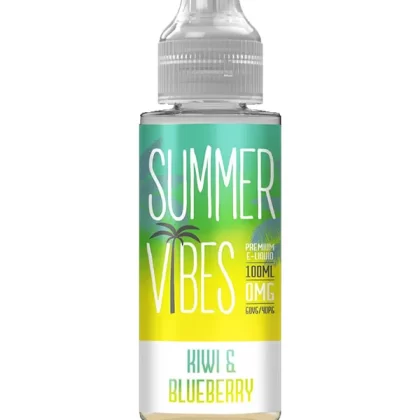 Summer Vibes Kiwi & Blueberry E Liquid 120ml - 0mg
