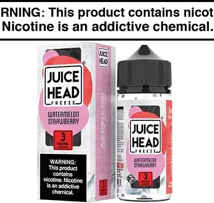 WATERMELON STRAWBERRY FREEZE BY JUICE HEAD 100ML - Vapejuice