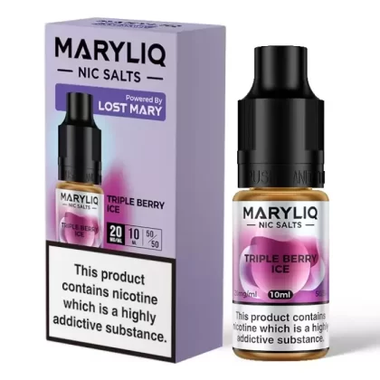 TRIPLE BERRY ICE NIC SALT E LIQUID BY MARYLIQ