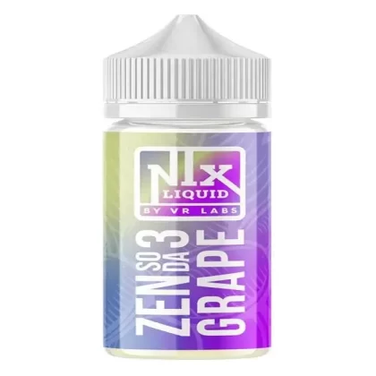 Zen Soda Grape NIX E-Liquid by VR (VapeRite) Labs - Size#100ml~Version#NIX Liquid~Nicotine#6MG>12MG>3MG