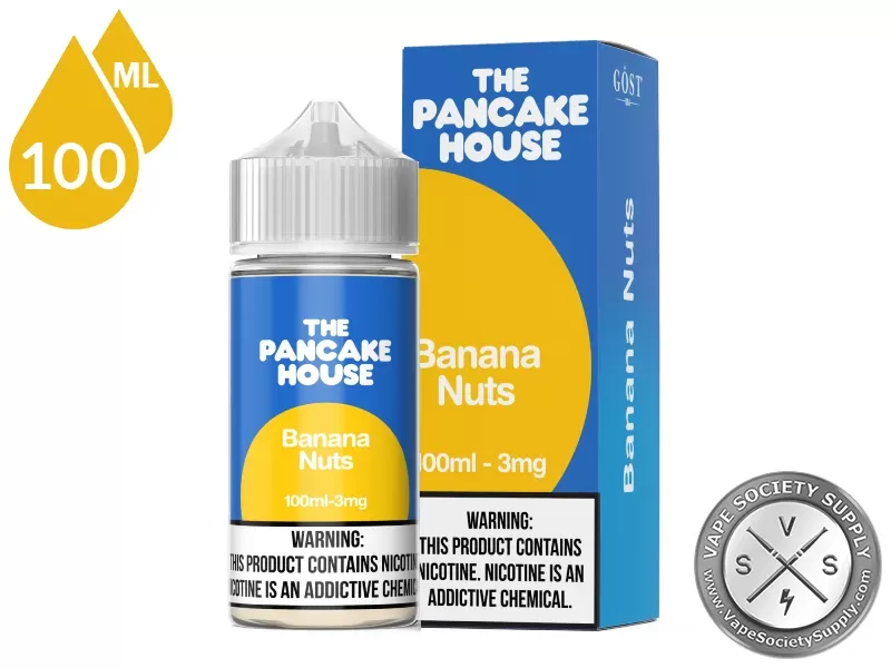Banana Nuts by The Pancake House 100ml - Vape Product, Vape Product - Image 3