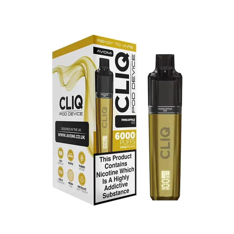 Avomi CLIQ Prefilled Pod Vape Kit – Pineapple Ice