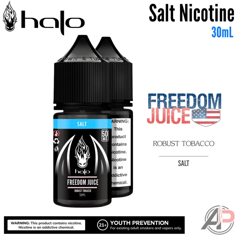 Halo Freedom Juice Tobacco Salt Nicotine 30mL