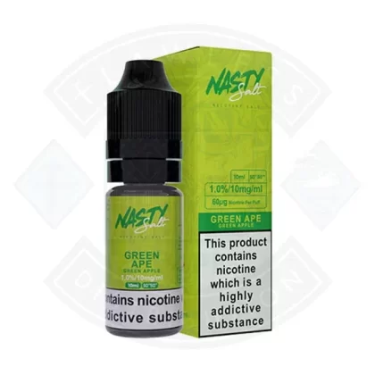 Nasty Juice Nasty Salt Green Ape Green Apple 10ml - Vape Product, Vape Product