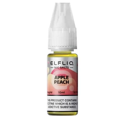 Elfliq Apple Peach Nic Salt E-Liquid - 20mg