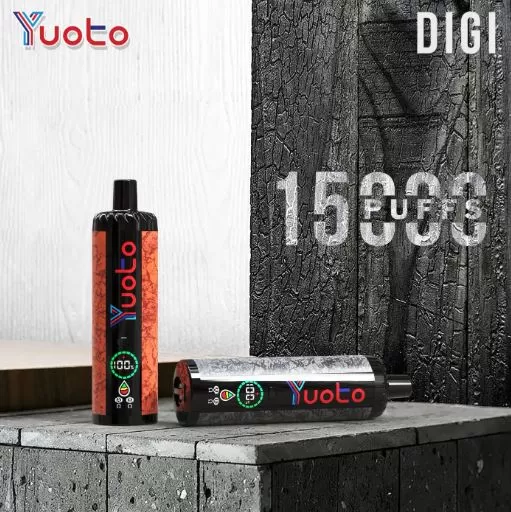 Yuoto Digi 15000 Rechargeable Disposable Vape - Passionfruit / 50 mg - Image 2