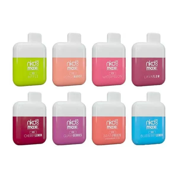 Naked100 Max Disposable 4500 Puffs 10mL | 50mg *** - Ice Brain Freeze - Image 2