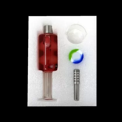 High Point Glass Glycerin Dual Ring Perc Nectar Collector Box Set