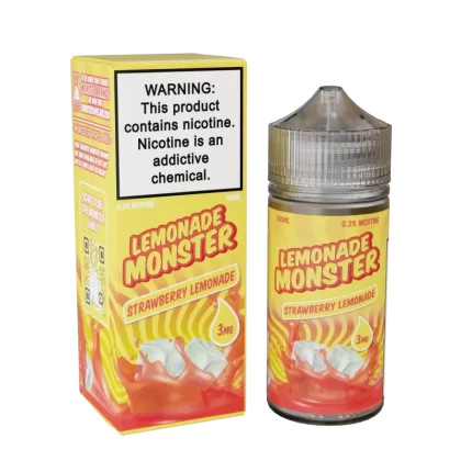 Lemonade Monster - Strawberry Lemonade - 100ML E-Liquid - 3MG