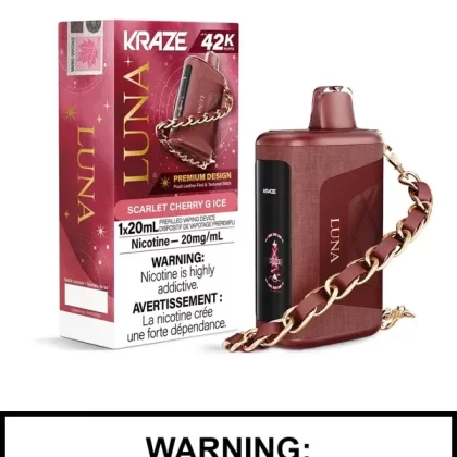 Scarlet Cherry G Ice Kraze Luna Disposable Vape