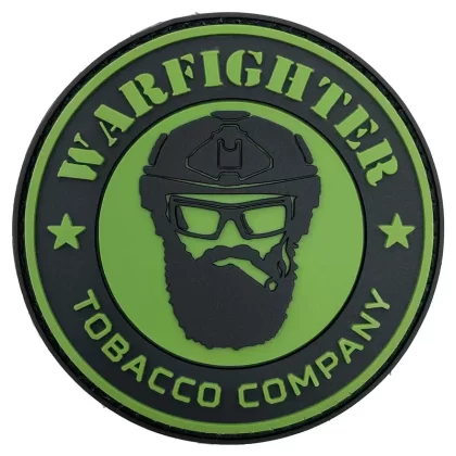 Warfighter Tobacco OD Green PVC patch - Ejuicewarehouse