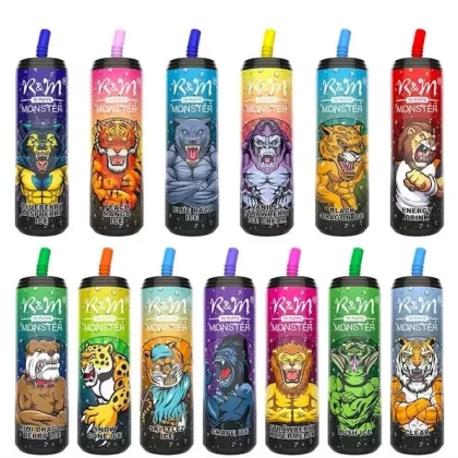 Original R&M Monster Rechargeable Disposable Vape Pen Device 7000 Puffs 850mah ( )