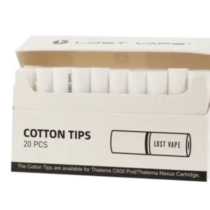THELEMA NEXUS COTTON TIPS FILTER (Pack of 20) - Plain