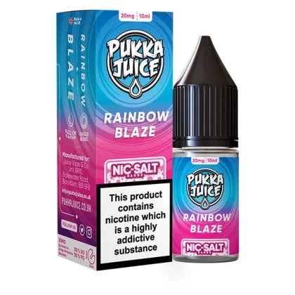 Pukka Juice Rainbow Blaze Nic Salt E-Liquid - 10mg