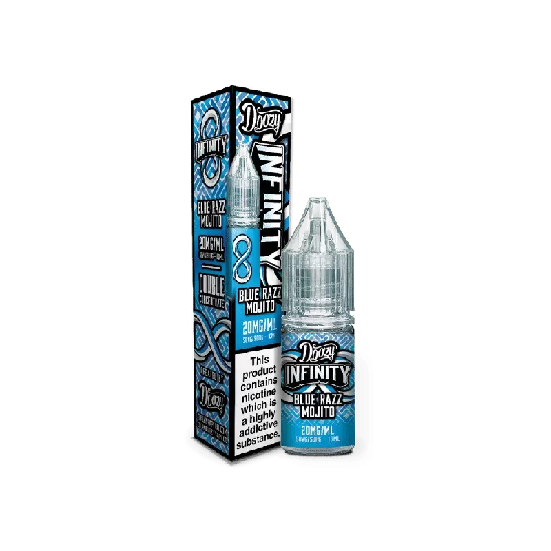 Doozy Infinity Salts Blue Razz Mojito Nic Salt E-Liquid - Nicotine Strength#20mg>10mg>5mg