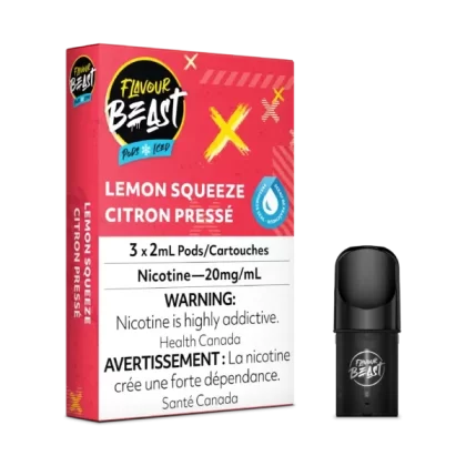 FLAVOUR BEAST PODS – LEMON SQUEEZE