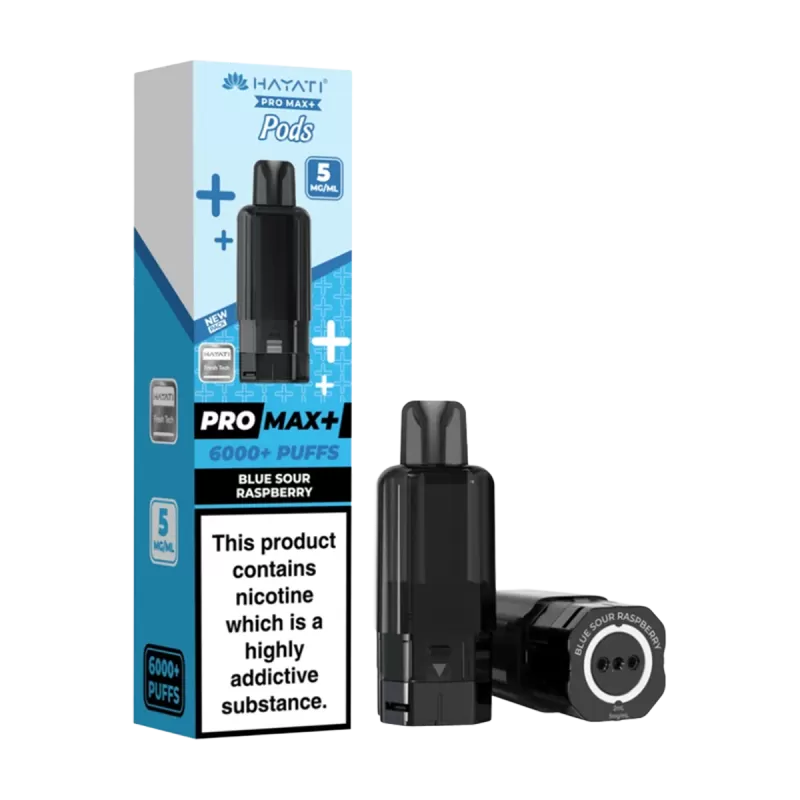 Blue Sour Raspberry Hayati Pro Max+ Refill Pack - Vapeshop Co - Image 3
