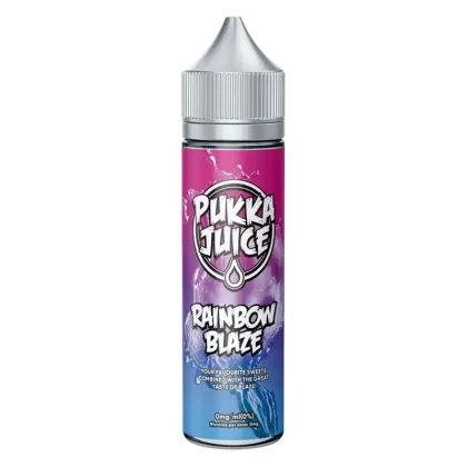 Rainbow Blaze Shortfill E-Liquid by Pukka Juice 50ml