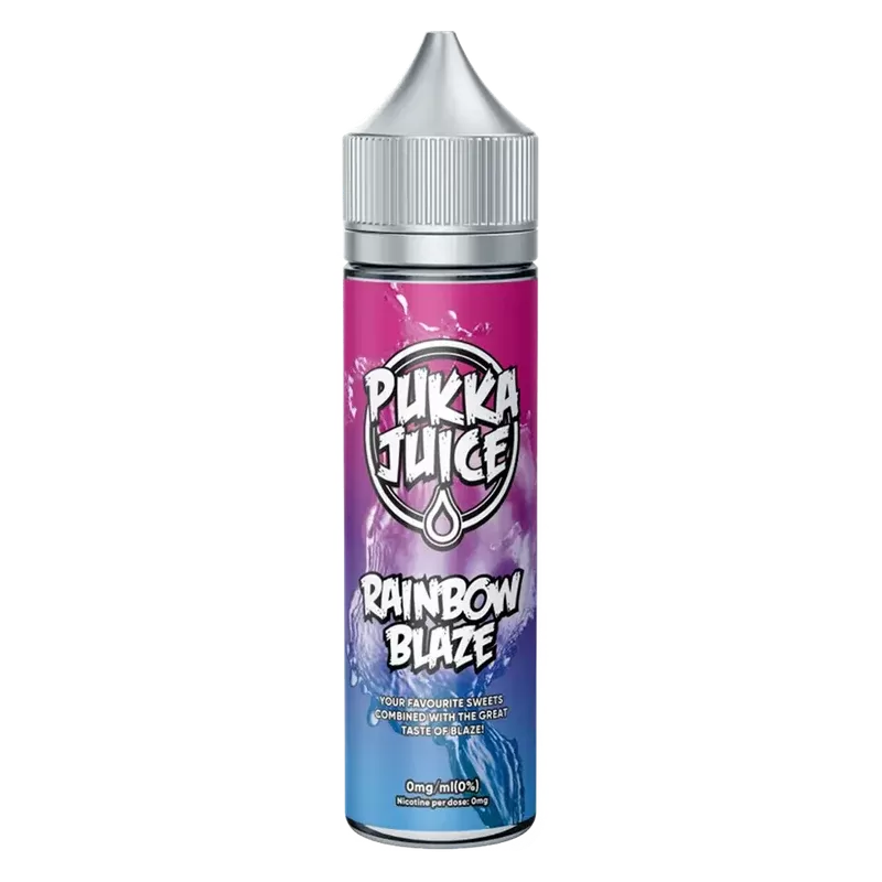 Rainbow Blaze Shortfill E-Liquid by Pukka Juice 50ml