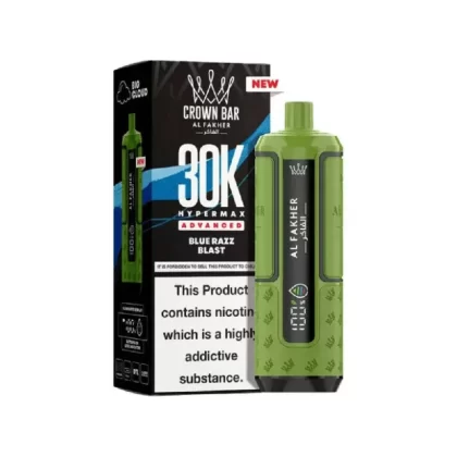 Al Fakher 30K Hypermax Prefilled Pod Kit Blue Razz Blast - Strength#20mg (1FF974)