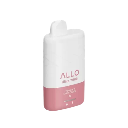 Allo Ultra – 7000 Puffs – Rechargeable Disposable Vape – Lychee Ice