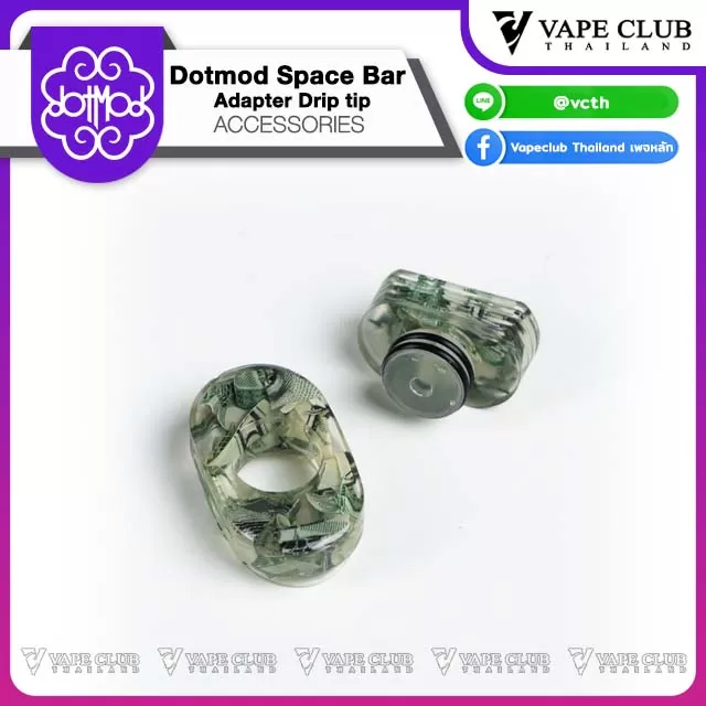 Dotmod Space Bar Adapter and Driptip 510 By Nabon - Vapeclubth