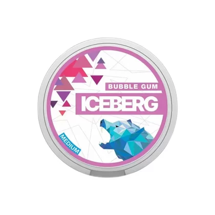 Iceberg Bubblegum Nicotine Pouches - Strength#20mg