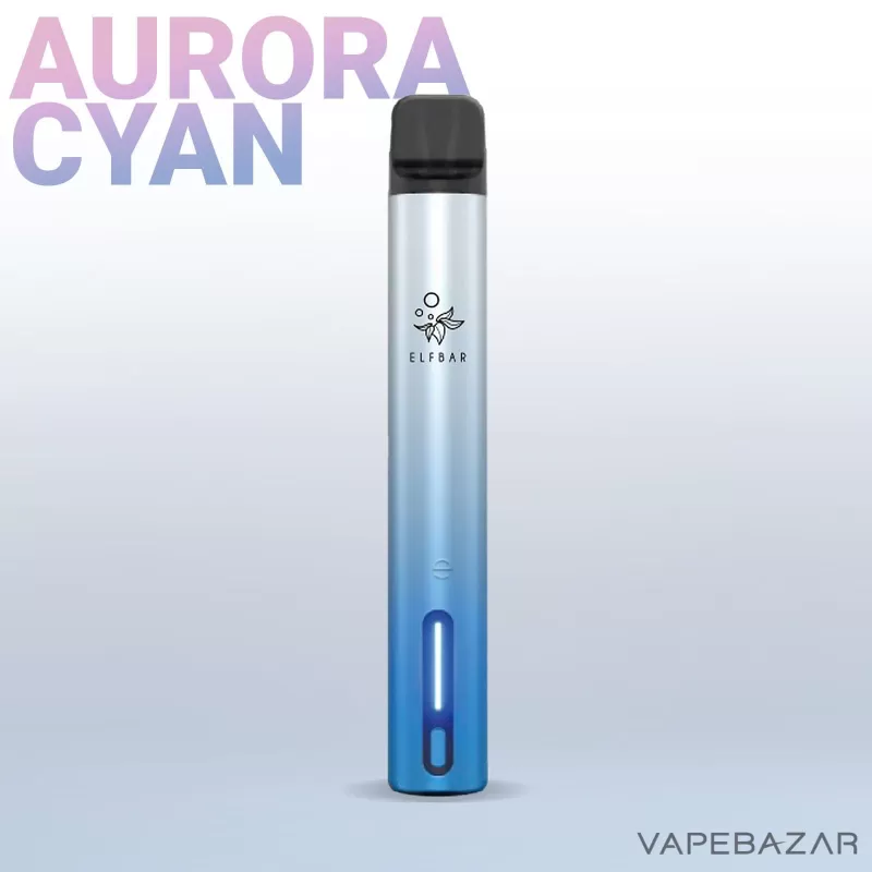 Elf Bar Elfa Turbo Pod Kit – Aurora Cyan - Pod Kit / Elf Bar / 550 mAh / max. 18 Watt / 2ml / USB-C - Image 2