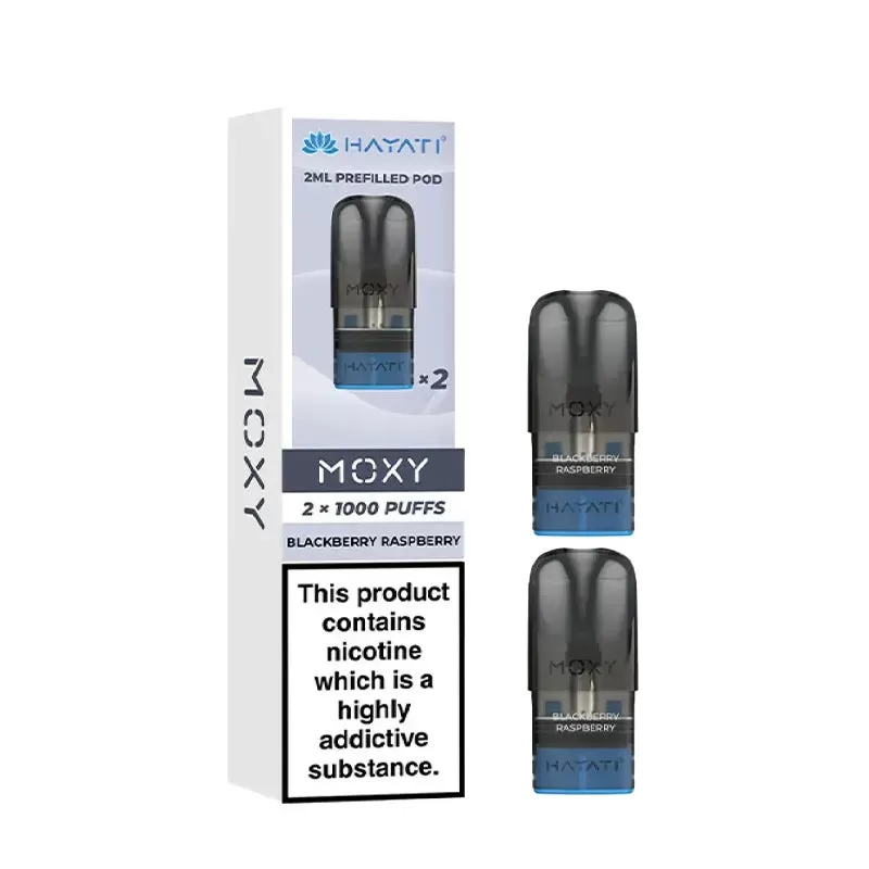 Hayati Moxy Prefilled Pods - Blackberry Raspberry - Image 2