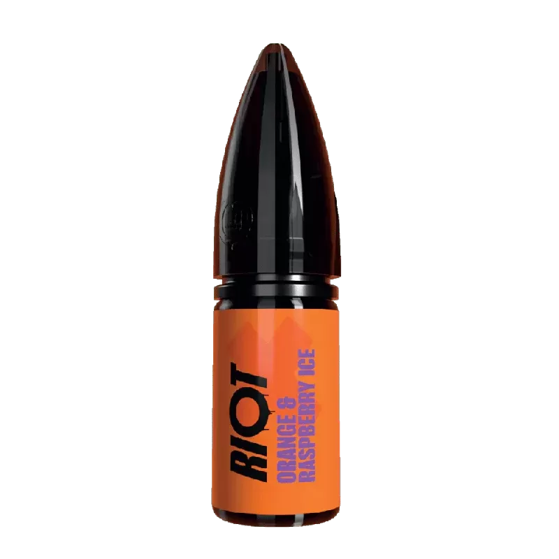 Riot X Nic Salt E-Liquid Orange & Raspberry Ice - Nicotine Strength#20mg>10mg>5mg (9D5E9F)