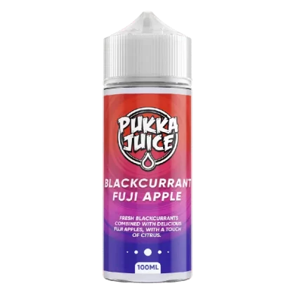 Pukka Juice 100ml E-liquid Shortfill Blackcurrant Fuji Apple - Nicotine Strength#0mg