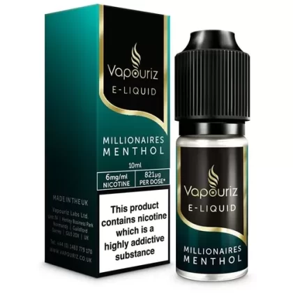 Millionaires Menthol by Vapouriz - 6 mg/ml