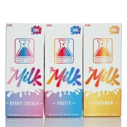 The Milk E-Liquid - No Nicotine Vape Juice - 100ml - Strawberry