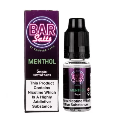 Menthol Nic Salt E-Liquid by Vampire Vape Bar Salts - 20mg