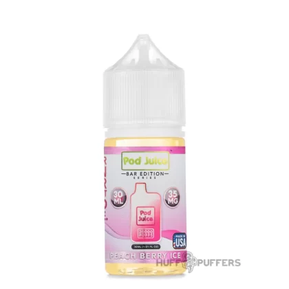 Pod Juice PJ5000 – Peach Berry Ice 30mL - Vape Product, Vape Product