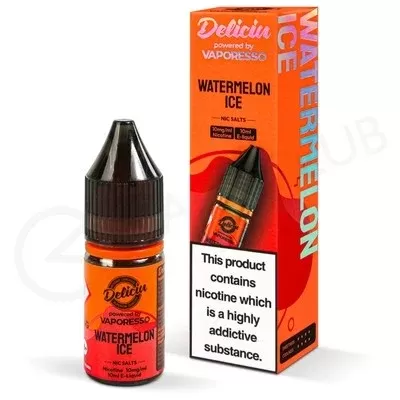 Watermelon Ice Nic Salt E-Liquid by Deliciu - Ecigpremium