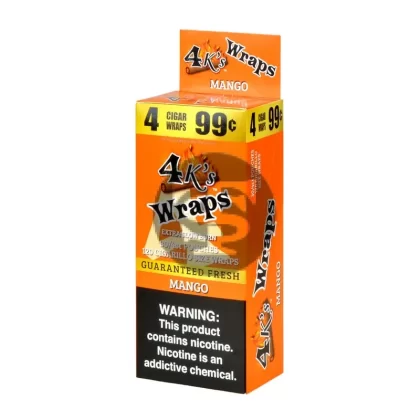 4 Kings Wraps 4 for 99c 30 pack of Mango