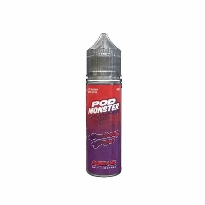 Pod Monster Salt Cranberry Grape 60ml - Nicotine Level#20 mg>50 mg