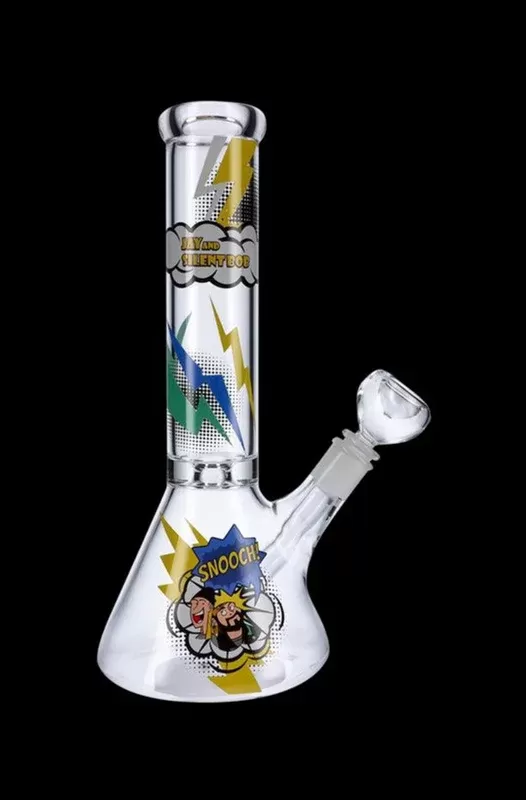 Jay and Silent Bob Beaker Ice Bong – Snoochie Boochies - Vape Store
