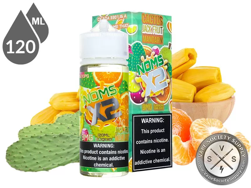 Cactus Jackfruit Mandarin NOMS X2 120ml