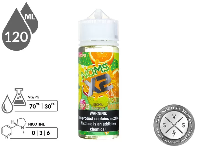 Cactus Jackfruit Mandarin NOMS X2 120ml - Image 2