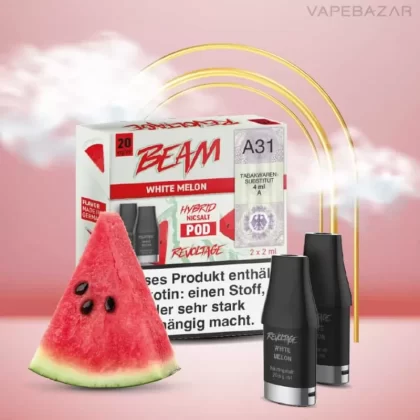 Revoltage Beam – White Melon – Prefilled Liquid Pod – 2er Pack - Vapebazar