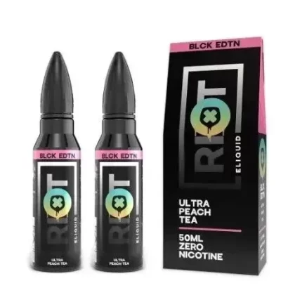 Riot Squad Black Ultra Peach Tea Shortfill