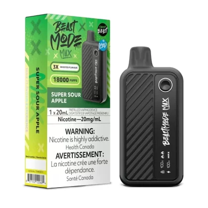 Flavour Beast Beast Mode Max – Super Sour Apple Iced