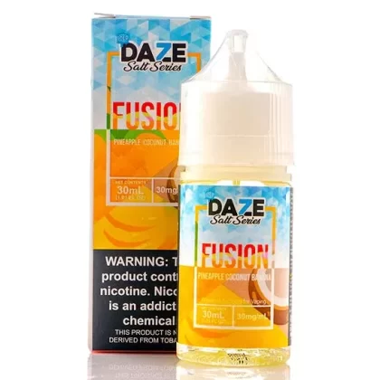Pineapple Coconut Banana Iced Salt – Daze Fusion E-Juice