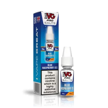 IVG Pro Blue Raspberry Ice Nic Salt - 20mg